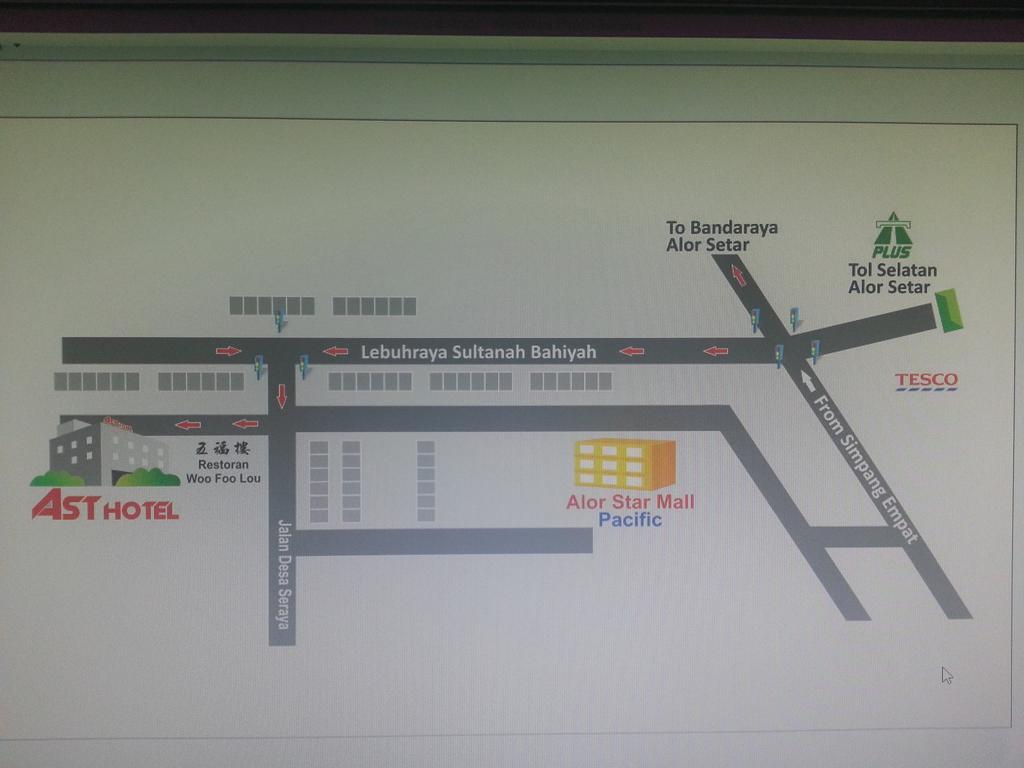 Ast Hotel Alor Setar Esterno foto